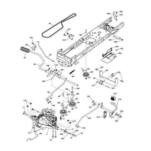 Transmission Drive Belt Fits Husqvarna TC138 Pn 532 44 1834 eBay