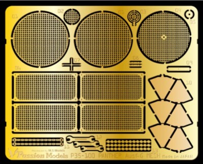 Passion Models P35-100 1/35 Panther Ausf.G PE set for TAMIYA