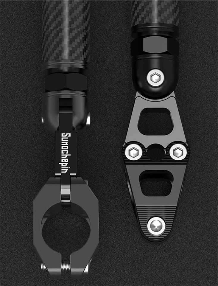 7/8in Motorcycle Balance Cross Bar Handlebar Strength Crossbar Beam Adjustable - Image 4 of 4