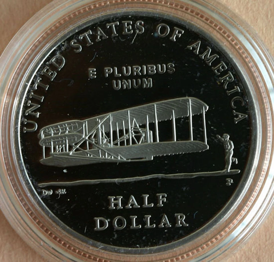 2003 First Flight Centennial Proof Clad Half Dollar Commemorative Coin Complete - Image 2 of 3