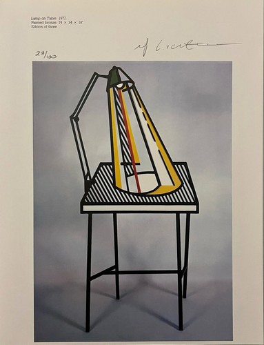 Roy Lichtenstein, * Orig. ¡Litografía firmada a mano con certificado de autenticidad y valoración de $3,500! - Imagen 2 de 12