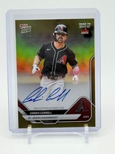 2025 Topps Now Road to Opening Day Corbin Carroll Autograph Gold Foil /50 #A-CC