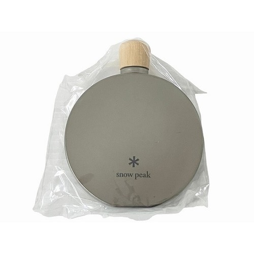 Frasco de titanio Snow Peak TW-116 150 botella de whisky frasco de cadera plateado Japón - Imagen 2 de 5