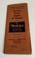 Perkins Diesel Egine P3 Vehicle - Peterborough - Instruction Chart - 1955 (71)