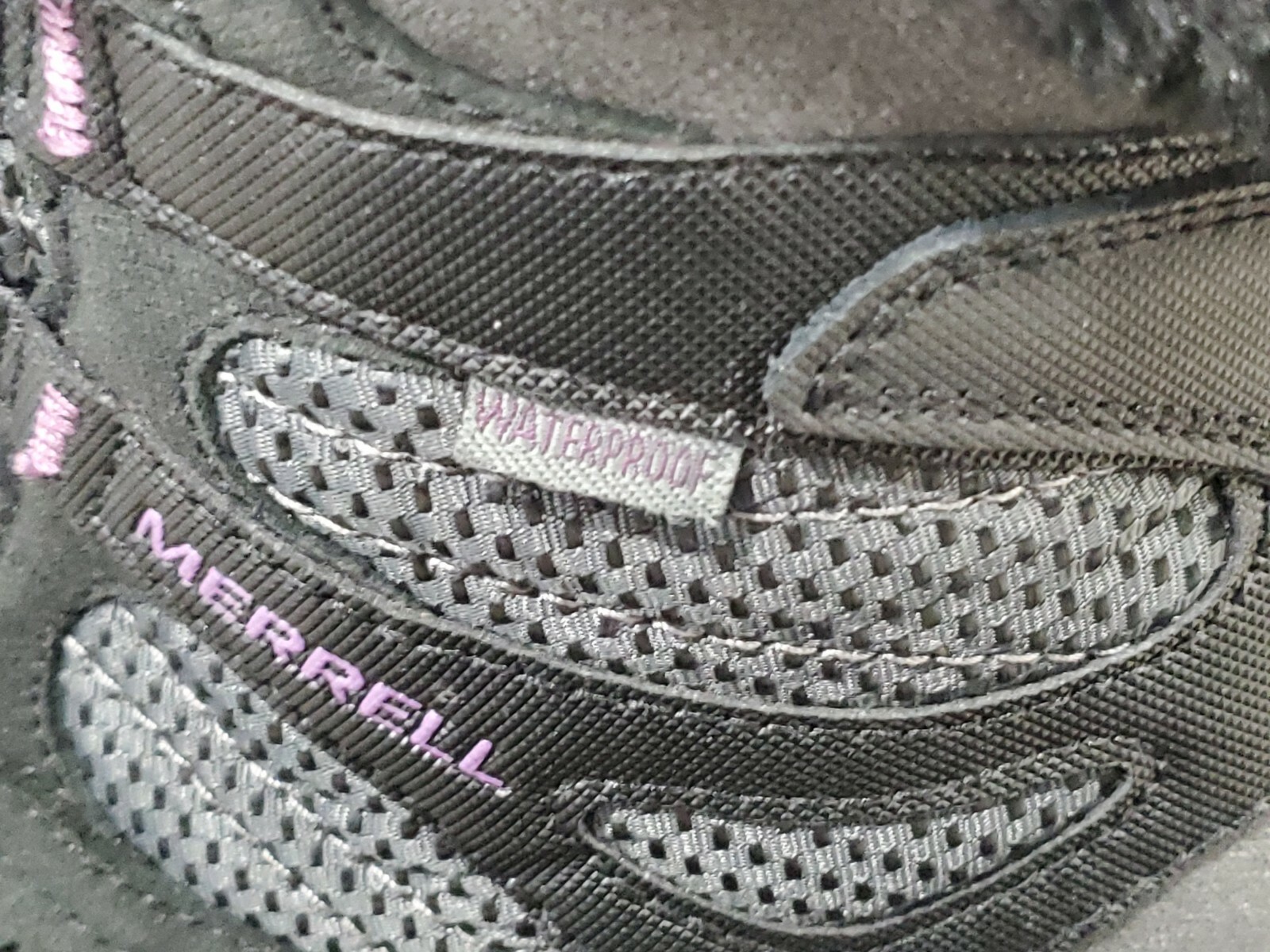Merrell Air Cushioned Waterproof Black & Purple High… Gem