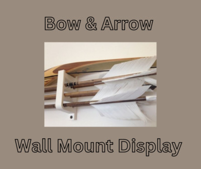 Bow and Arrow Wall Mount Display Holder - SET OF 2
