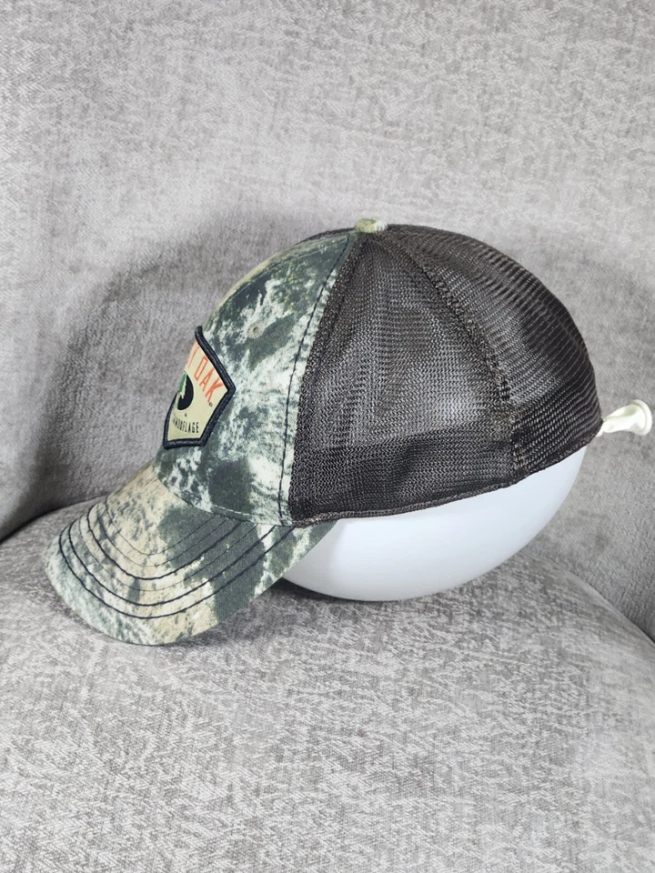 Mossy Oak Trucker Hat Tie Dye Camo Mesh Cap Stretch Fit L/XL Outdoor Hunting - Image 4 of 4