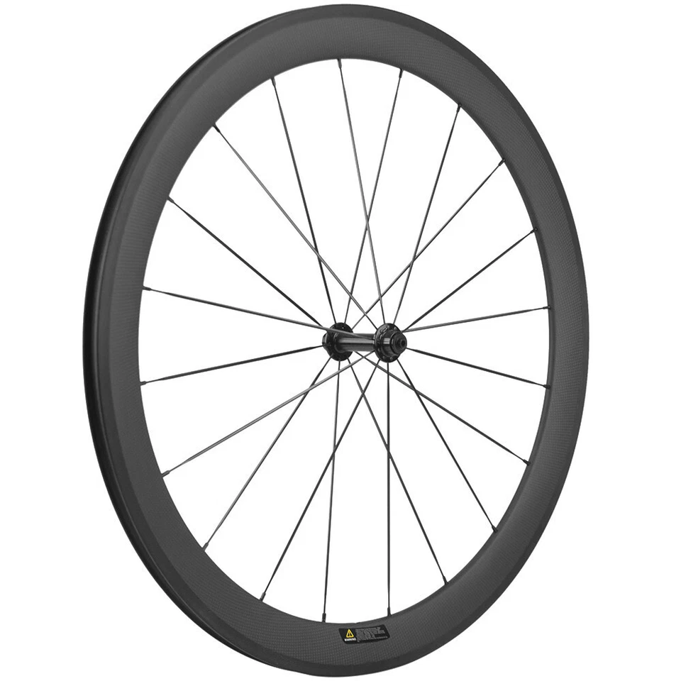 700C Carbon Laufradsatz 50mm Tiefe 23mm Drahtreifen Laufräder Rennrad Laufradsat - Bild 3 von 4