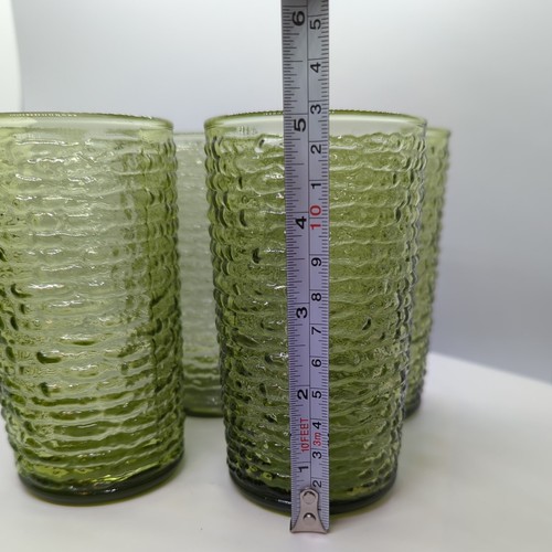 Vintage Anchor Hocking Soreno 12oz Water Glasses Set of 4 in Excellent Condition - Picture 4 of 12