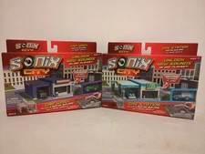 Sonix City Car Wash + Gas Station Expansion Sets. Both New In Box! 2012