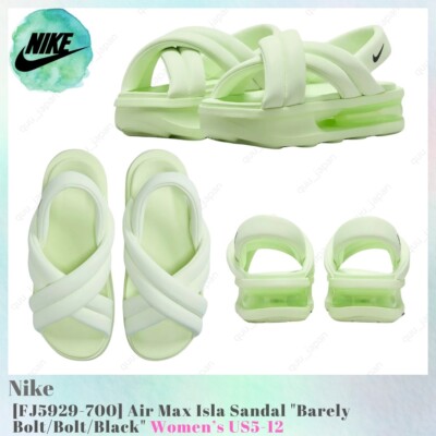 Nike Air Max Isla Sandal Barely Bolt Bolt Black FJ5929-700 Women's US5-12 NEW