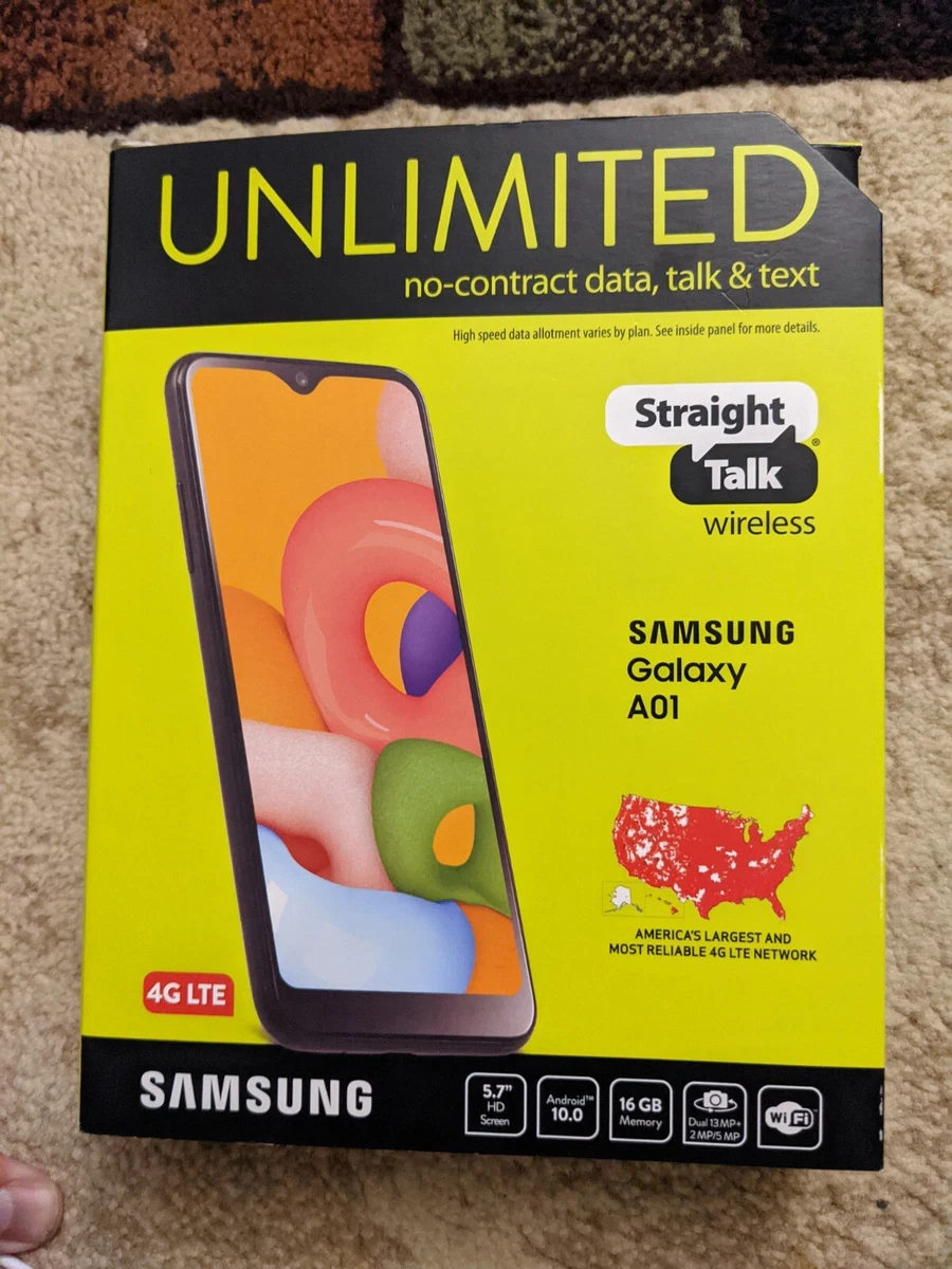 Samsung Galaxy A01 SM-A015V - 16GB - Black (Verizon) (Single SIM)