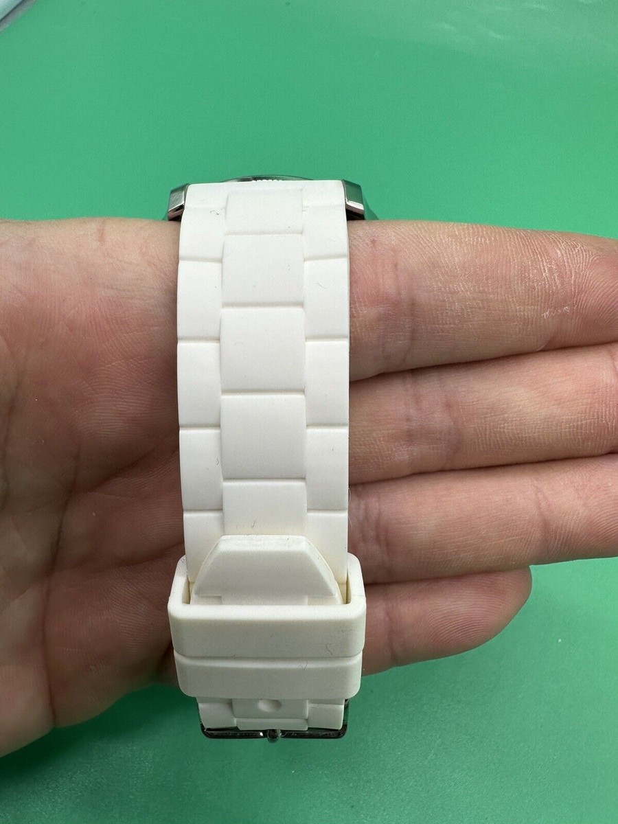 Jacques Lemans Unisex Rome Sports Wrist Watch 1-1622 White Silicone Strap MINT Jacques Lemans | Accessories | Jacques Lemans Unisex Rome  main image 2