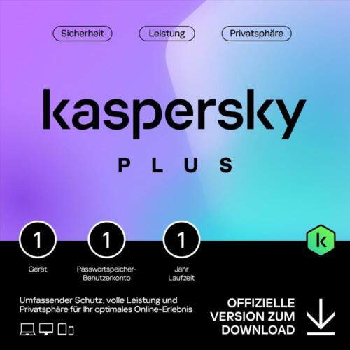 Kaspersky Plus 2024 Multi Device | 1 PC  | 1 Jahr unlimitiertes VPN @GWC - Bild 1 von 1