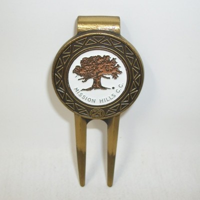 Mission Hills CC Country Club Logo Golf Ball Coin Marker and Divot Tool Ahead