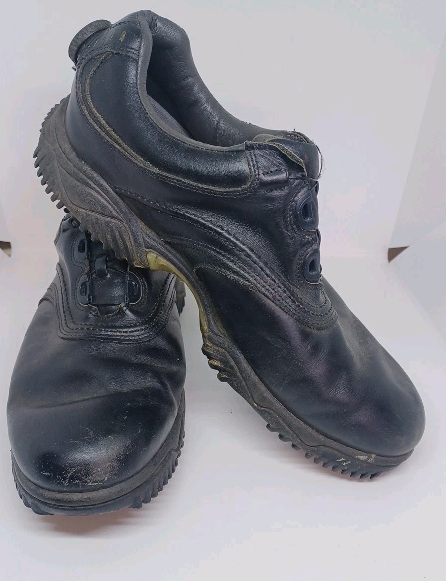 Footjoy Contour Series Golf Shoes Soft Spikes Mens Black  display picture 1