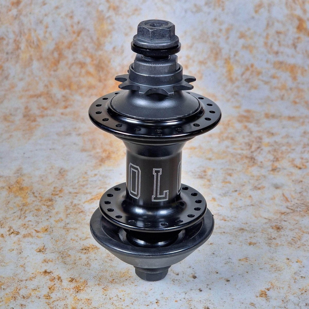 Colony Wasp Rear BMX Cassette Hub Black Polished Rainbow RHD or