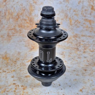 Colony Wasp Rear BMX Cassette Hub Black Polished Rainbow RHD or