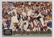 1991 Pro Set 1990 Replay Buffalo Bills John Elway Bobby Humphrey #326 HOF 0y3