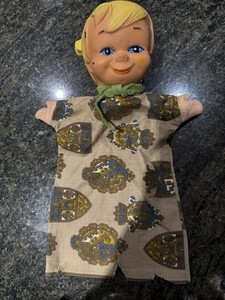 Flinstones “ Bam Bam “ Vintage Hand Puppet 1960’s RARE