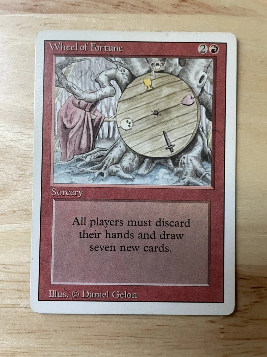 Wheel Of Fortune In Individual Magic: The Gathering Cards for sale