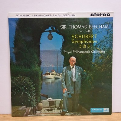 ASD 345 SCHUBERT Symphonies no 3&5 RPO SIR ADRIAN BOULT HMV WG STEREO LP VG+