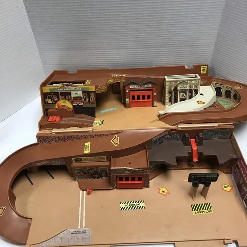 Hot Wheels City Service Center Store N Go Playset  Mattel, Vintage, Fold Carry