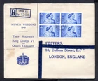 GB - 1948 KGVI Silver Wedding Registered First Day Cover