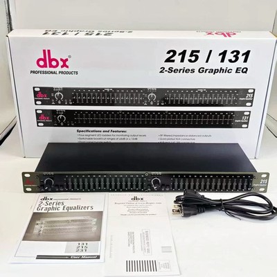 NEW dbx 215 Graphic Equalizer Professional Products Tested Rack Mount 15 Band