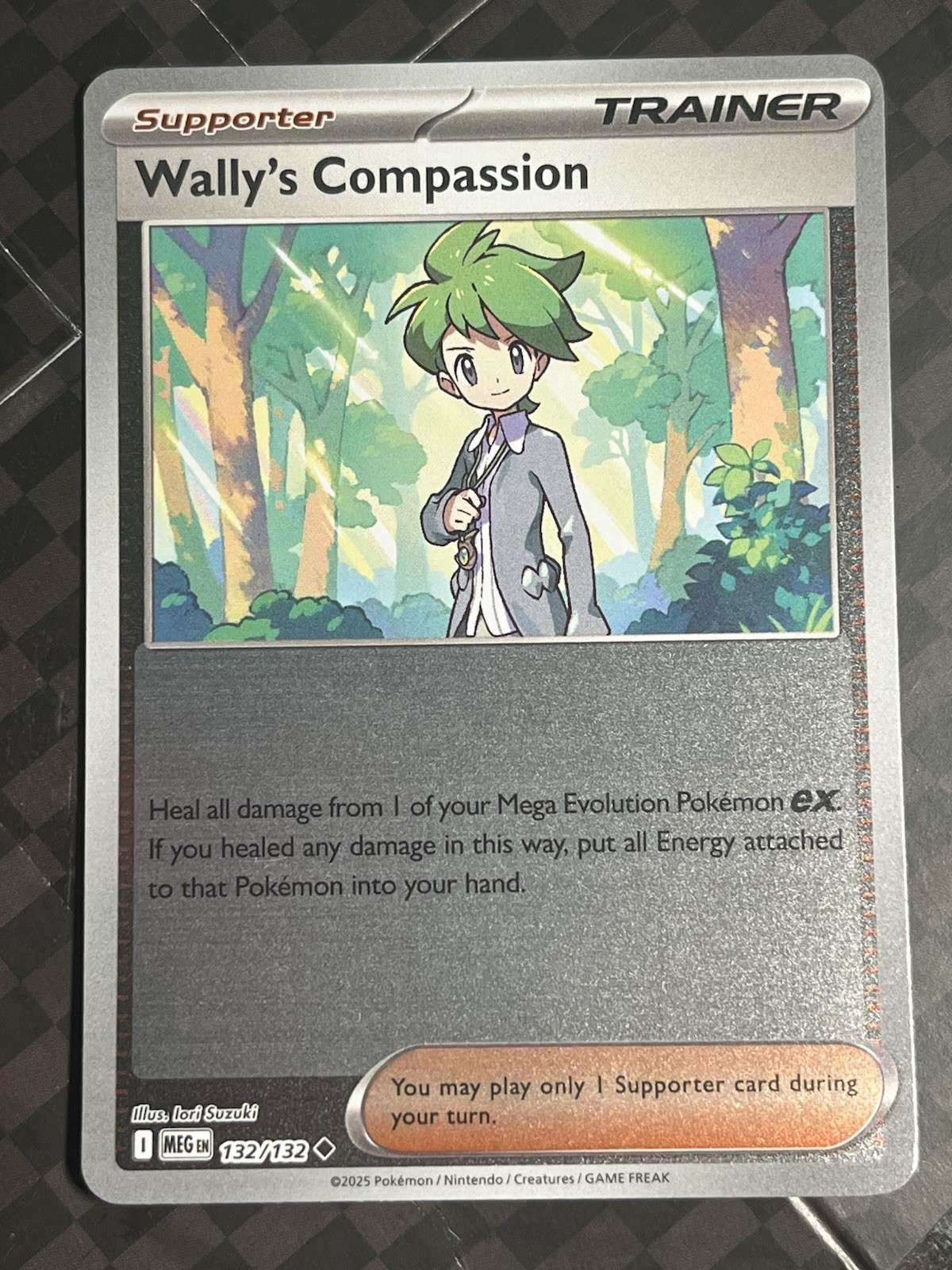 Pokemon Wally's Compassion #132/132 English Mega Evolution Reverse Holo NM