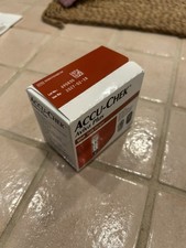 Diabetes Strip Accu-Chek Aviva 1 Box 100 Plus NEW Sealed Test Glucose 02/28/2027