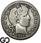 1914-S Barber Quarter Key San Francisco Issue