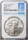 2026(W) $1 American Silver Eagle NGC MS70, First Day Of Issue, FDOI - West Point
