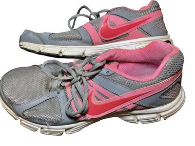 Nike Dart 10 Womens 9.5 Gray Pink Running Shoes Sneakers
