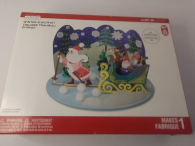 Winter Sleigh Kit Creatology Christmas Free Shipping in USA