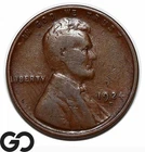 1924-D Lincoln Cent Wheat Penny, Better Denver Issue