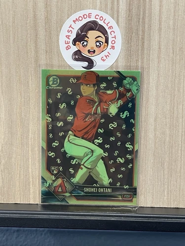 2018 SHOHEI OHTANI Rookie RC Bowman Chrome #1 RC Anime Card "Money"