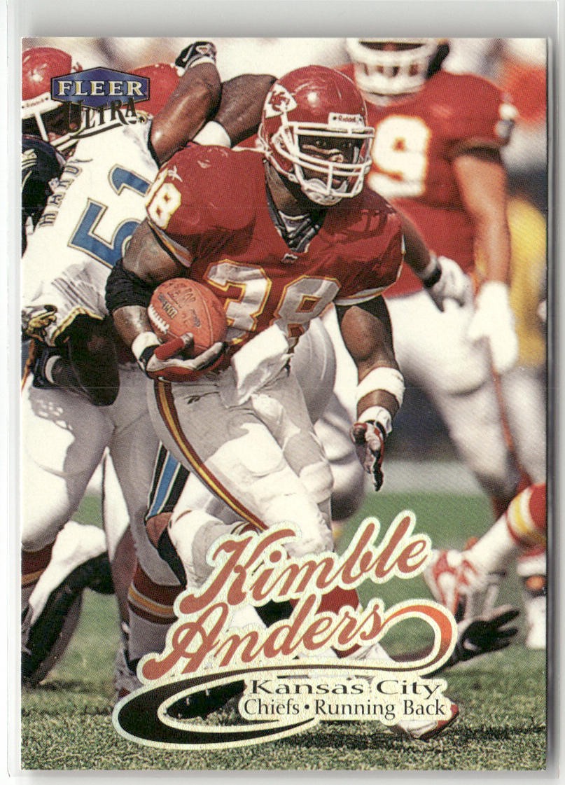 1999 ULTRA #44 KIMBLE ANDERS KANSAS CITY CHIEFS