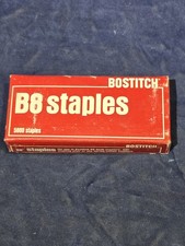 Vintage Bostitch B8 Staples 1/4" STCRP2115 For B8 Desk Stapler B8P Plier Box USA