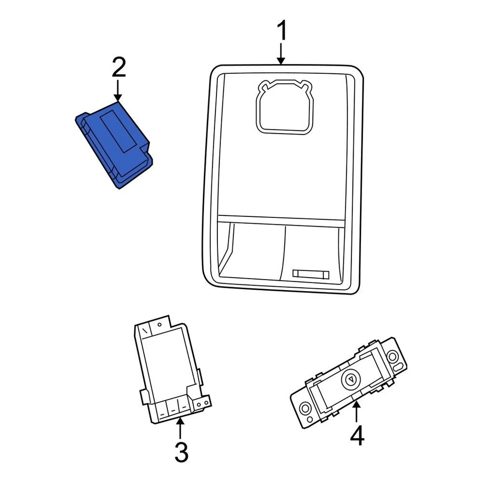 For Jeep Commander 2010 Jeep Sunroof Control Module - Изображение 4 из 4
