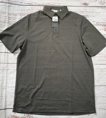 NWT KJUS Golf shirt Men s Lee Stripe Polo S Olive/Gray