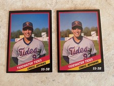 ProCards Tidewater Tides METS PRE ROOKIE Gregg Jefferies / Jeffries Error Set