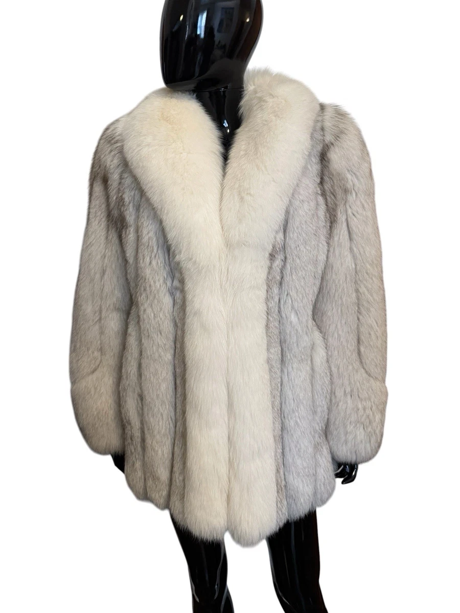 Fox Fur Outer Shell Silver Coats, Jackets & Vests for Women for