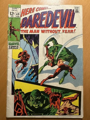 Daredevil #49 1969 Marvel Comics Vintage Silver Age 1st Print Good