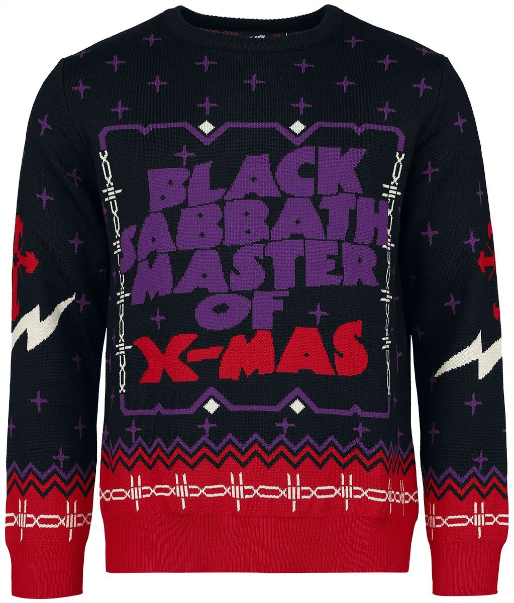Праздничный свитер Black Sabbath Weihnachtspullover Herren 2024 многоцветный