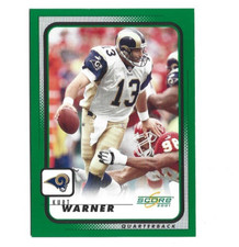 2001 Score Select Kurt Warner #189