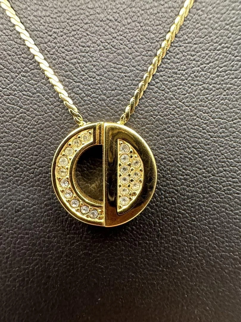 Collana Dior con strass vintage