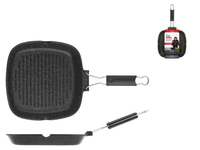 Pengo Steak Grill Non-Stick Stone Borghese 26 with Handle Folding