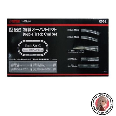 Neu Rokuhan Spur Z R062 Schienenset C zweigleisig oval Set