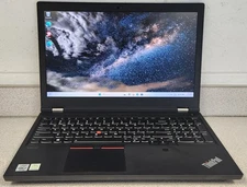 ThinkPad P15  15.6" 4K i7-10750 64GB RAM 4TB+256GB NVMe T1000 - 100% Batt COMBO